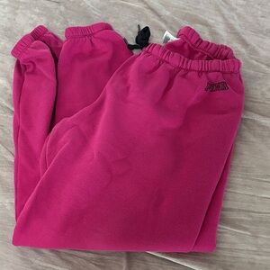 PINK Victoria's Secret Fuchsia Joggers